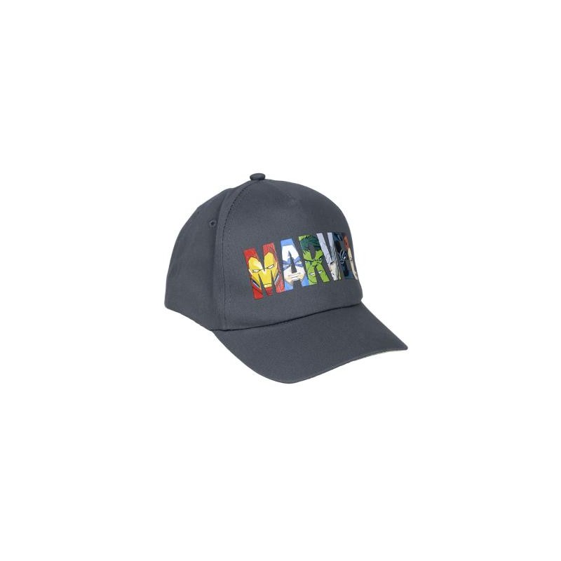 Gorra Marvel junior negra logo comic