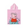 Peppa Pig poncho microfibra