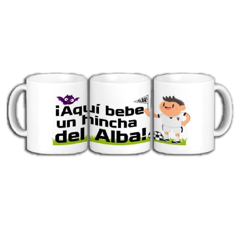 Taza Alba ¡Aqui bebe un hincha del Alba!