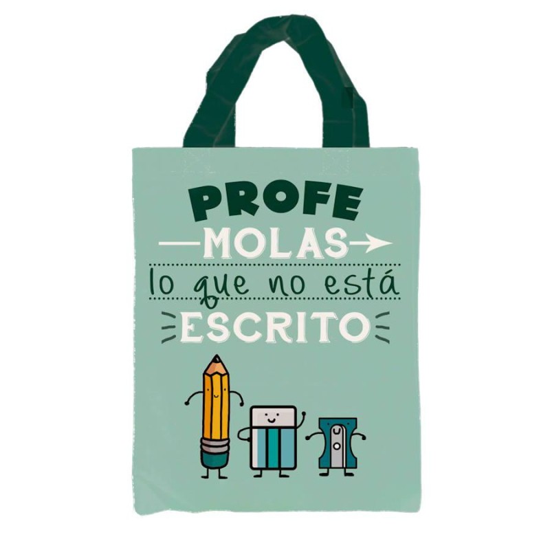 Bolsa libro profe molas