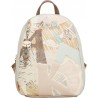 Aneke mochila oval letras peace