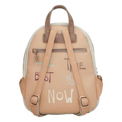 Aneke mochila oval letras peace