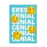 Tarjeta Eres genial sonriente