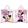 Minnie Poncho toallarosa lazo