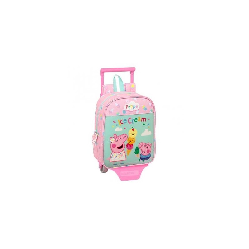 Peppa pig mochila infantil carro