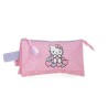 Hello Kitty portatodo triple Hearts Dots