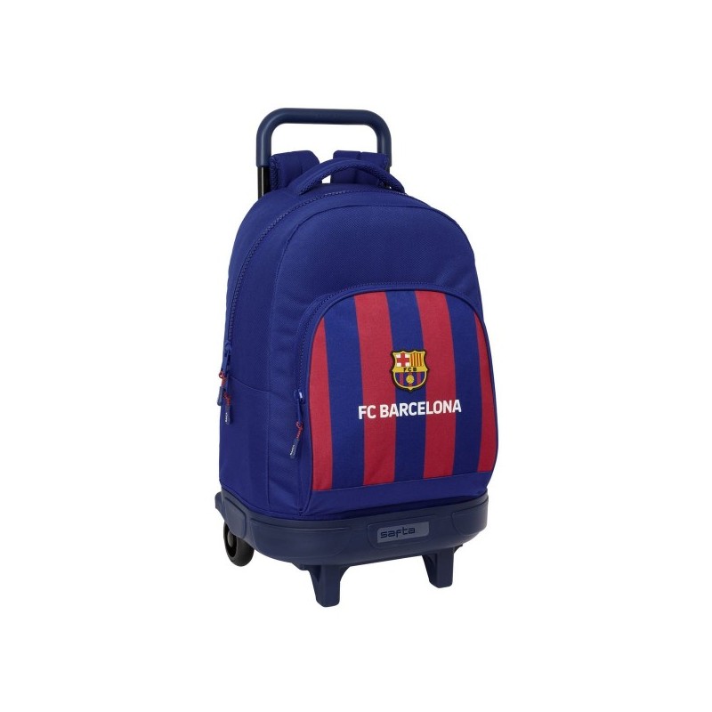 Barcelona Mochila carro compact azul listas