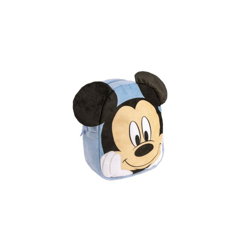 Mickey Mochila guar suave azul