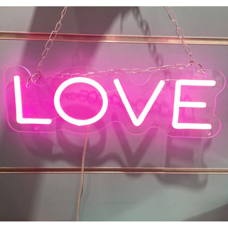 Letrero Love neon led