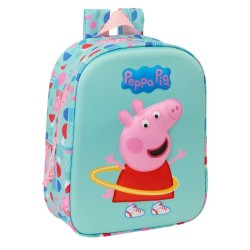 Peppa pig Mochila 3D aro