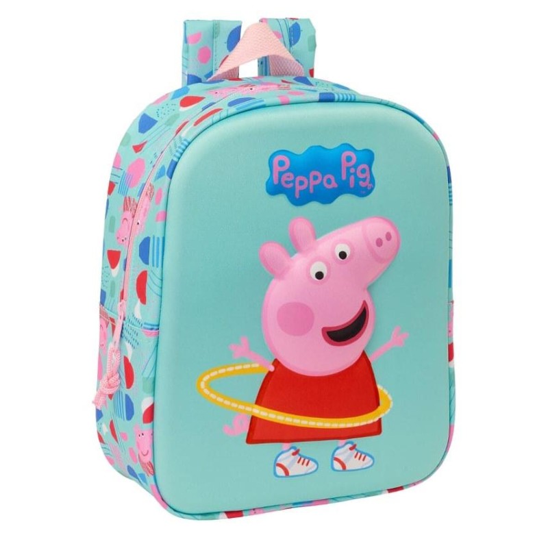 Peppa pig Mochila 3D aro