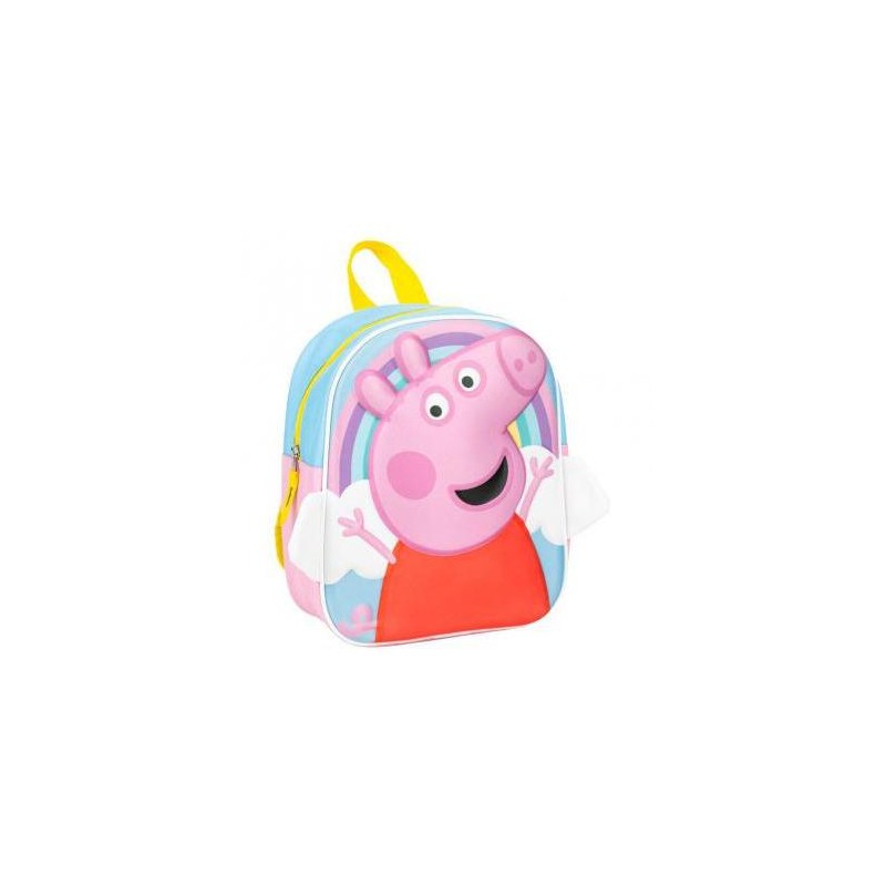 Peppa Pig mochila 3d infantil nubes