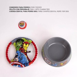 Marvel set mascotas comedor juego pelota