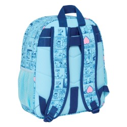 Snoopy Mochila junior love azul