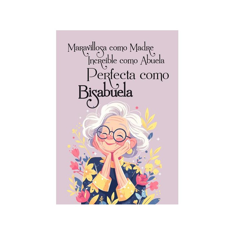 Tarjeta bisabuela perfecta