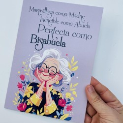 Tarjeta bisabuela perfecta